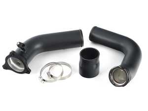 ES#4428257 - 090720ECS09 - B48/B46 Charge Pipe Kit - Powdercoated Black - Replaces your stock plastic charge pipe for improved flow, horsepower, reliability! - ECS - BMW