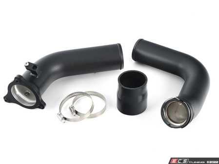 ES#4428257 - 090720ECS09 - B48/B46 Charge Pipe Kit - Powdercoated Black - Replaces your stock plastic charge pipe for improved flow, horsepower, reliability! - ECS - BMW