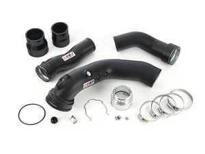 ES#4428252 - 090715ECS09 - N55 Charge Pipe & Boost Pipe Kit - Powdercoated Black - Replaces your stock plastic charge pipe and boost pipe for improved flow, horsepower, reliability! - ECS - BMW