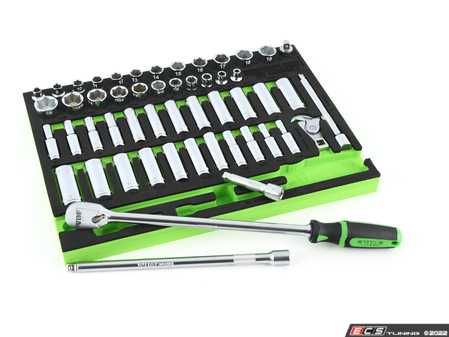 ES#4472544 - SMS600 - 52 Piece 3/8" Master Socket Set - Perfect kit to throw directly into your tool box. - VIM Tools - Audi BMW Volkswagen Mercedes Benz MINI Porsche