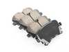 ES#4476093 - 8K0698451P - Rear Euro Ultra-Premium Ceramic Brake Pad Set - For those looking for a low dust replacement brake pad - Akebono - Audi