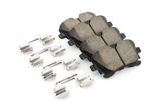 ES#4476093 - 8K0698451P - Rear Euro Ultra-Premium Ceramic Brake Pad Set - For those looking for a low dust replacement brake pad - Akebono - Audi