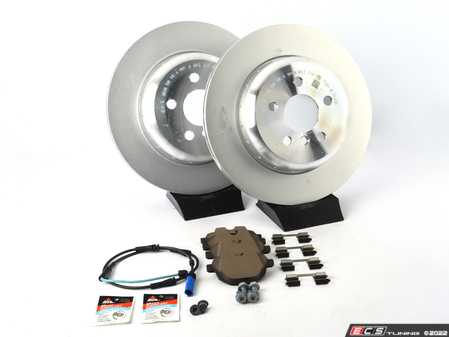 ES#4017033 - 34216885452KT - Rear Brake Service Kit - Featuring BMW pads, rotors, and wear sensor. - Genuine BMW - BMW