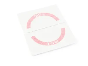 ES#4315508 - E24RED - Tow Sticker Pair - Red - Replacement tow stickers for you Rennline folding tow hook - Rennline - Audi BMW Volkswagen MINI Porsche