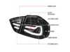 ES#4492543 - LTE9005JMLEDTM - Spec-D LED Tail Lights - Matte Black Housing/Clear Lens - E90 Pre LCI - Comes with 1 pair of black housing clear lens tail lights w/ LED strips - Spec-D Tuning - BMW