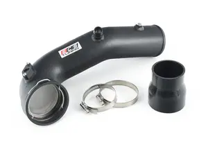 N55 Upper Charge Pipe Kit - Powdercoated Black