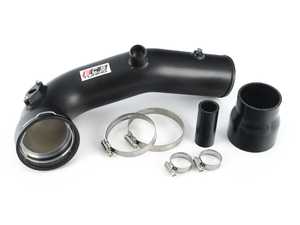 ES#4428293 - 090767ECS09 - N54 Charge Pipe Kit - Powdercoated Black - Replaces your stock plastic charge pipe for improved flow, horsepower, reliability! - ECS - BMW