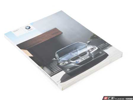 ES#263108 - 01412601807 - Owner's Manual E90 - E91 W/O Idrive - Genuine BMW - BMW