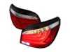 ES#4492536 - LTE6004RLEDTM - Spec-D LED Tail Lights - Chrome Housing/Red Lens - E60 Pre LCI - Comes with 1 pair of chrome housing red clear lens LED taillights - Spec-D Tuning - BMW
