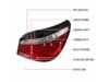 ES#4492536 - LTE6004RLEDTM - Spec-D LED Tail Lights - Chrome Housing/Red Lens - E60 Pre LCI - Comes with 1 pair of chrome housing red clear lens LED taillights - Spec-D Tuning - BMW