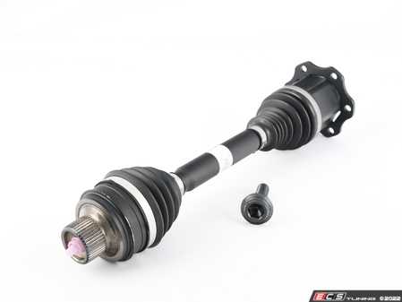 ES#4491407 - 8K0407271AL - Front Axle Assembly - Priced Each - Replace your worn or broken axle - remanufactured, without core charge - GKN Drivetech - Audi