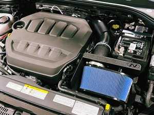 ES#4500313 - 65.10.08B - P-Flo Air Intake Kit - Black Pipe - Blue Oiled Filter - Produce more HP, improve throttle response, and generate more intake/diverter valve volume. - Neuspeed - Audi Volkswagen