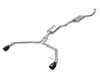ES#4500319 - 49-36438-B - MACH Force-Xp Catback - Black Tips - This system produces a mild sound unleashing all available horsepower and torque! - AFE - Audi