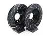 ES#521613 - GD1325 - Front GD Sport Rotors - Pair  (330x32)  - Upgrade to a slotted/dimpled rotor for improved braking - EBC - Volkswagen