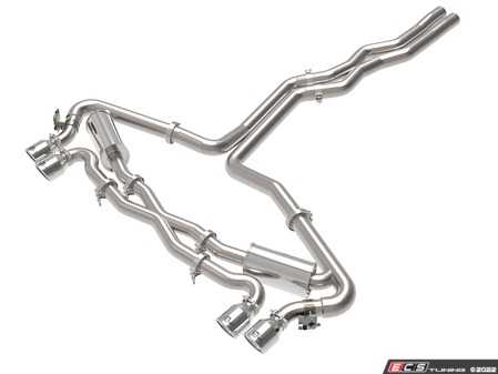 ES#4500334 - 49-36448-P - MACH Force-Xp Cat-Back Exhaust - Polished Tips - This system produces a deep sound unleashing all available horsepower and torque! - AFE - Audi