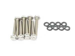 ES#4475741 - 97646A327-8BK - Stainless Steel 4.0T Ignition Coil Hardware Kit - With Black Titanium Washers  - Upgraded stainless steel tie down bolts and black titanium ZSPEC washers! - ECS - Audi