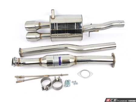 ES#3143000 - HS14MCSG3S - 2.36" Cat-Back Exhaust System - Featuring 101mm dual rolled stainless tips! - Invidia - MINI