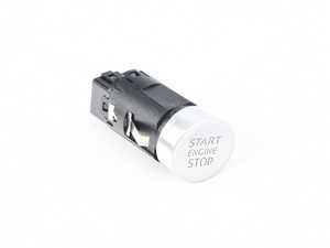 ES#2726456 - 8V0905217 - Start/Stop Switch - Chrome - Located on the center console - For vehicles with push-button start - Genuine Volkswagen Audi - Audi