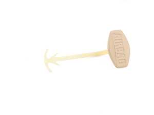 ES#103161 - 51419112208 - Cream Beige Airbag Plaque - Priced Each - Located on the door panel - Genuine BMW - BMW