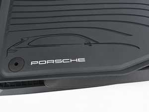 ES#3413915 - 9Y00448011E0 - All Season Rubber Floor Mats - Black - Set of four floor mats for left-hand drive vehicles - Genuine Porsche - Porsche