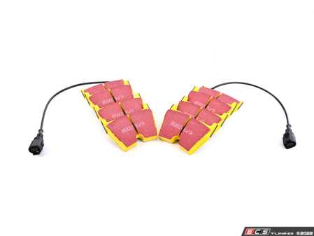 ES#4213547 - DP41513/3R - Front YellowStuff Performance Brake Pad Set - EBC's premium sport street pad that offers high friction levels and heat fade resistance - EBC - Audi