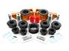 ES#3980926 - WEK004 - Essential Vehicle Kit - Caster / Anti-Lift Bushings - Includes front anti-lift/caster kit, steering rack, and control arm bushings - Deliver next level grip for your vehicle! - Whiteline - Audi Volkswagen