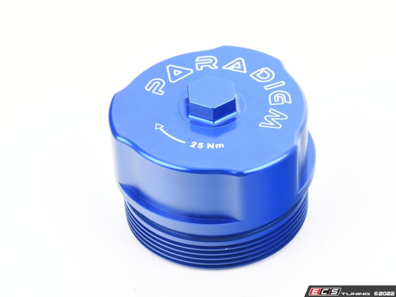 Paradigm Engineering oilcapNxxs55BLU Billet Oil Filter