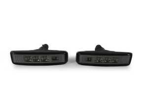 ES#2807984 - 3441402P4AVS - Smoked LED Amber Fender Side Markers - Pair - Fender mounted LED amber sidemarker lights - Depo - BMW