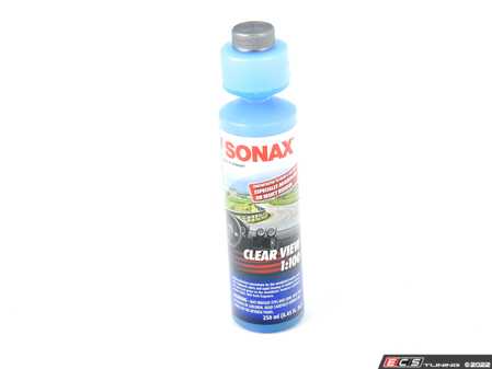 ES#4491681 - 02711410 - SONAX Clear View 1:100 Concentrate - offers highly effective cleaning power with a fresh fragrance, perfect for swiftly removing road grime from windshields - SONAX - Audi BMW Volkswagen Mercedes Benz MINI Porsche