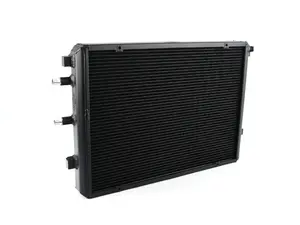 CSF High Performance Aluminum Heat Exchanger - Black