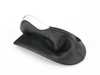 ES#1486120 - 99642407505EVZ - Shift Knob With Boot - Black/Silver - Leather with silver painted inlay, black shift pattern insert, and leather boot - Genuine Porsche - Porsche
