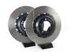 ES#4474246 - A2-156 - Rear 2-Piece Floating Slotted Rotors - Pair - Replace your incredibly expensive carbon ceramic rotors with these floating cast iron conversions - Girodisc - Porsche