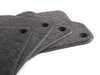 ES#2528773 - 8D0898018OKT - Floor Mat Set - Grey / Grey Piping - Oval Retainers - High Quality Mats To Protect Your Interior - Schwaben - 