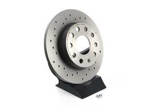 ES#4485633 - 1K0615601AJX - Premium Xtra Cross Drilled UV Coated Rotor - Brembo - Audi Volkswagen