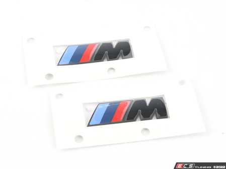 ES#4420970 - 51145A4B373 - M Performance Side Logo - High Gloss Black - Add M Performance styling anywhere you can with these beautiful high-gloss black emblems for the fenders! - Genuine BMW - BMW