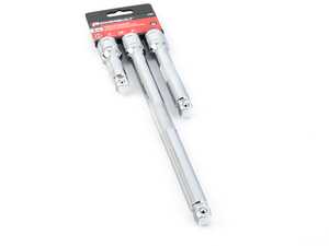 ES#3238587 - 640856 - 3 Piece 1/2 in. Dr. Socket Extension Bar Set - Wobble Tip - Reach that unreachable fastener in a flash with Powerbuilt socket extension bars. - Powerbuilt - Audi BMW Volkswagen Mercedes Benz MINI Porsche
