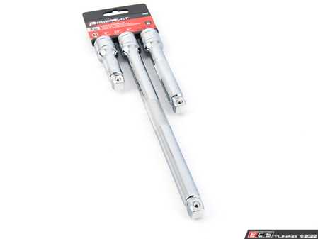 ES#3238587 - 640856 - 3 Piece 1/2 in. Dr. Socket Extension Bar Set - Wobble Tip - Reach that unreachable fastener in a flash with Powerbuilt socket extension bars. - Powerbuilt - Audi BMW Volkswagen Mercedes Benz MINI Porsche