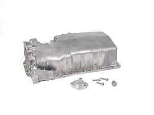 ES#2090741 - 038103601AQ - Oil Pan Assembly - Revised pan than can be used with or without oil level sender - Genuine Volkswagen Audi - Audi Volkswagen
