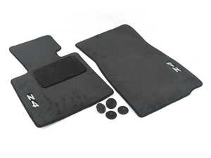ES#194868 - 82110152598 - E85/86 Carpeted Floor Mat Set - Black - Featuring Z4 lettering - Genuine BMW - BMW