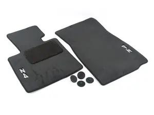 E85/86 Carpeted Floor Mat Set - Black