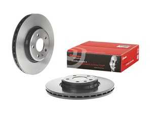 ES#4499682 - 8w0615301gKT - Front Brake Rotors - Pair (314x25) - Features Brembo's special UV paint treatment that guarantees superior corrosion resistance. - Brembo - Audi
