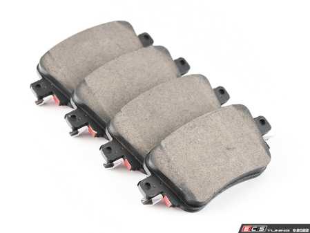 ES#4486686 - 5Q0698451B - Premium Ceramic OE Equivalent Pad - Rear - Brembo NAO Ceramic pads are designed to deliver improved comfort and reduced pad wear - Brembo - Audi Volkswagen