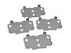 ES#4213536 - DP32295C - Rear RedStuff Performance Brake Pad Set - A high performance street pad, featuring Kevlar technology - EBC - Audi