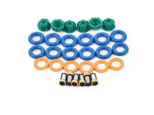 Race German Fuel Injector Rebuild Kit - Bosch EV1 Style 6-Cyl (No Tool)