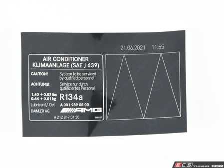 ES#1772204 - 2128170120 - GUIDE SIGN - Genuine Mercedes Benz - Mercedes Benz