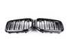 ES#4420954 - 51135A36BD0 - Shadowline Front Kidney Grilles - Genuine BMW - BMW