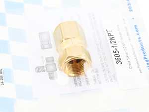 ES#4043112 - 24-280 - Accusump Check Valve - 1/2 NPT Female Ports  - One way check valve that prevents back-feeding into the pump. - Accusump - 