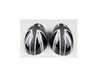 ES#4504636 - 51167030715GRJ - Mirror Cap Union Jack Black Jack - Set - Attaches to the front of the side mirror housing over the stock mirror cap, peel and stick - ECS - MINI