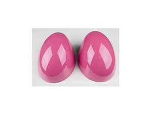 ES#4504640 - 51167030715PK - Mirror Cap Pink - Set - Attaches to the front of the side mirror housing over the stock mirror cap, peel and stick - ECS - MINI