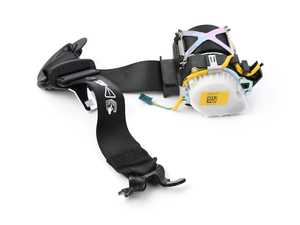 ES#2136308 - 72117226650 - Right Front Upper Belt With Force Limiter - Black - Genuine BMW - BMW